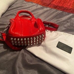 *LIKE NEW* Mini Alexander Wang Rocco Bag in red.
